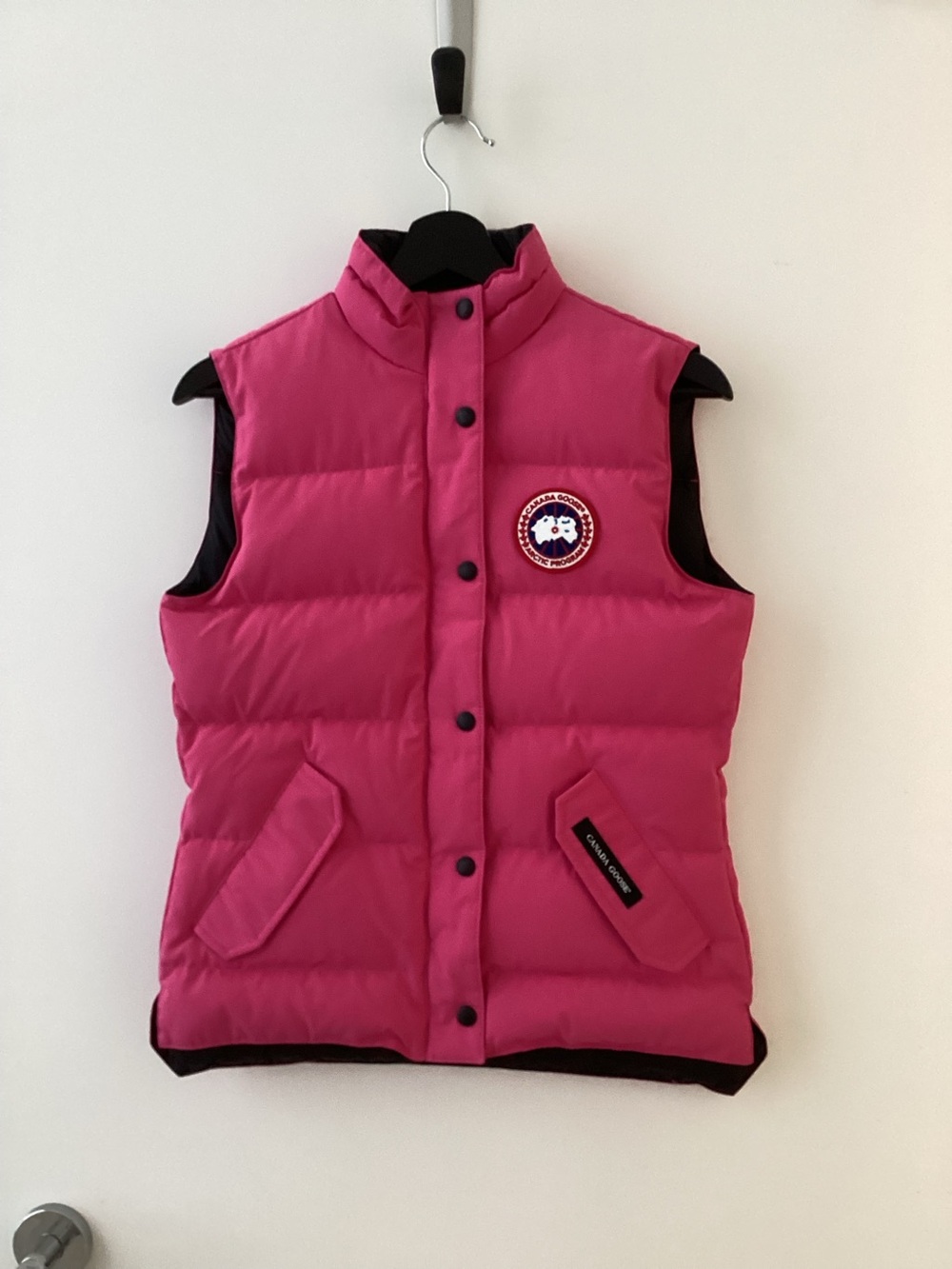 Canada Goose Pink Puffer Vest Small
